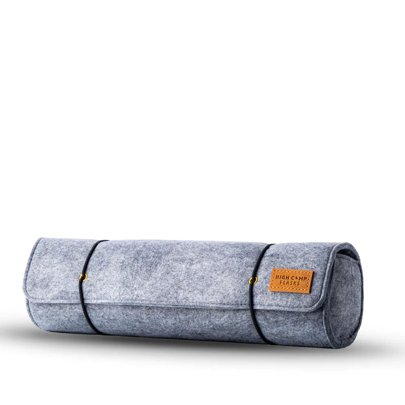 Flask Wool Case - 750 - Light Grey
