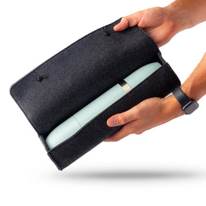 Flask Wool Case - 750 - Light Grey