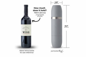 wine bottle flask