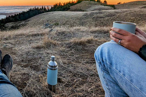 stainless steel camping flask